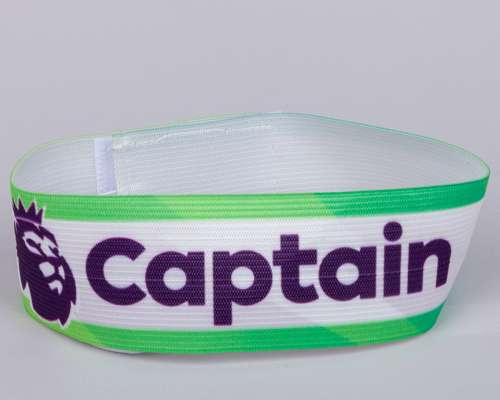 Match-Worn captain's armband Crystal Palace v. Leeds United, Hughes and Lacroix