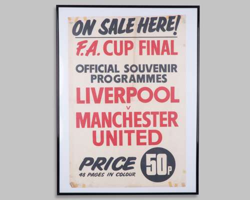 Five various newspaper billboard posters