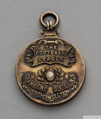 1947-48 Lincoln City Third Division North Championship medal awarded to Tom Johnson, 
 engraved on the obverse LINCOLN CITY 1947-48 T. JOHNSON and in 