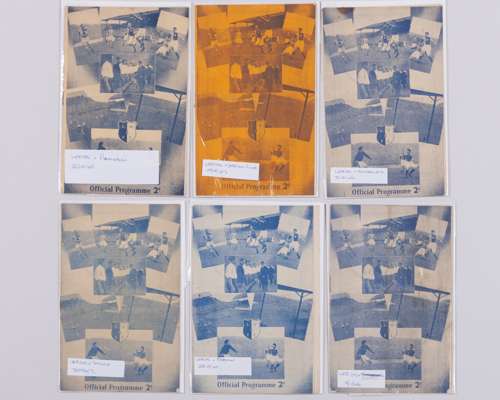 Six Leeds United home match programmes 1946-47