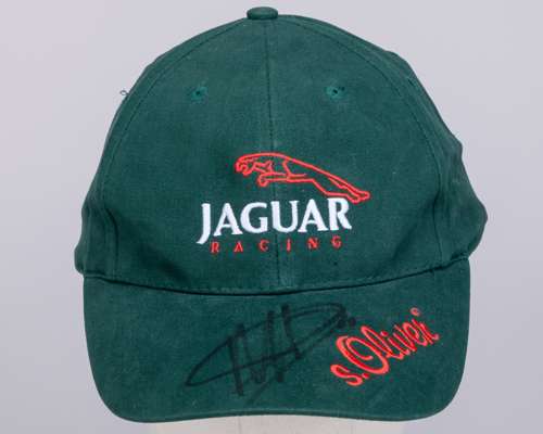 Pedro de la Rosa Signed Jaguar Racing Cap