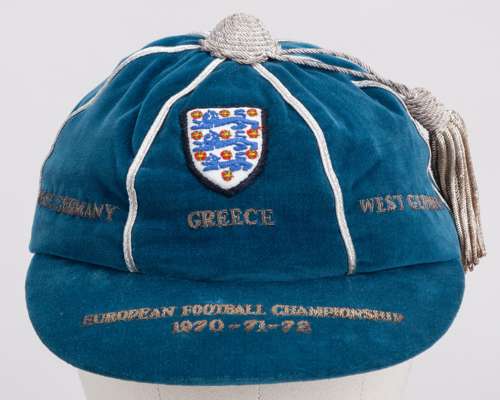 Colin Bell blue England v. West Germany and Greece International cap, 1970-71-72