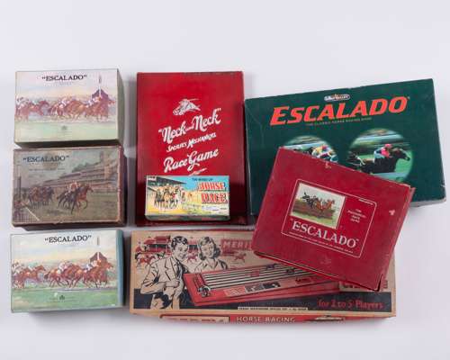 Mechanical horse racing games