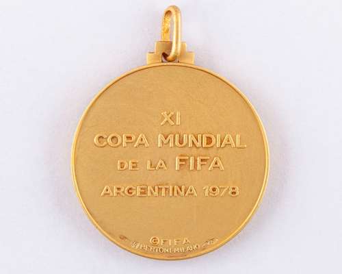 1978 FIFA World Cup Final gold winner's medal