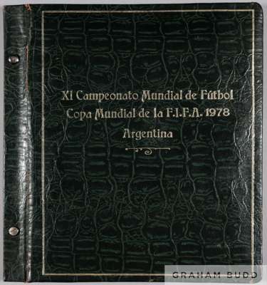 XI Campeonato Mundial de Futbal Copa Mundial del la FIFA 1978 Argentina photograph album