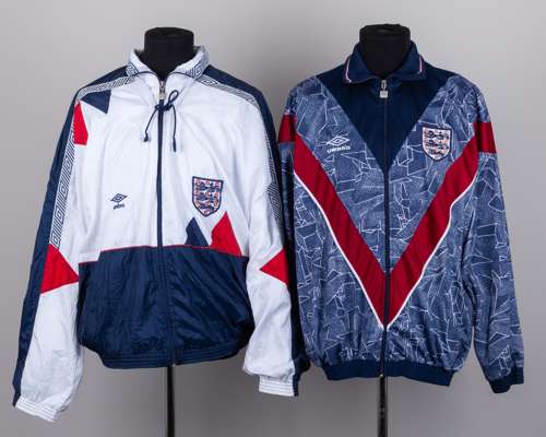 Two England tracksuits top