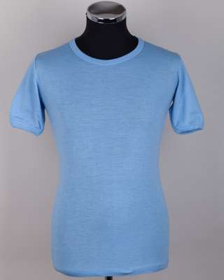 Dino Zoff blue worn short-sleeved undershirt, 1978 World Cup