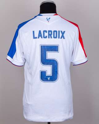 Maxence Lacroix No.5 AEK Larnaca v. Crystal Palace match worn shirt
