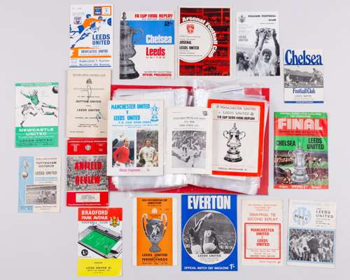 Lyn v. Leeds United, European Cup 1st round 2nd Leg match programmes, October 1st 1969