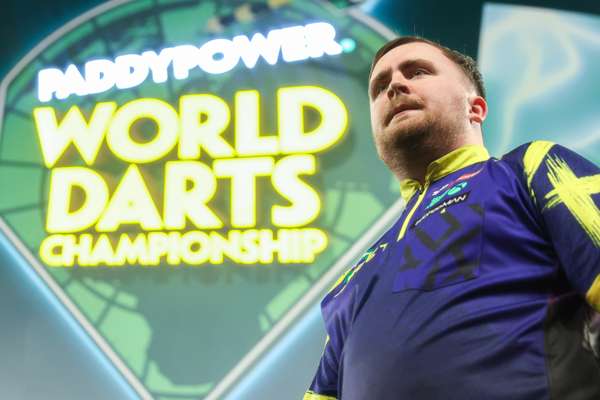 Luke Littler v. Krzysztof Ratajski Quarter Final, match-used dartboard