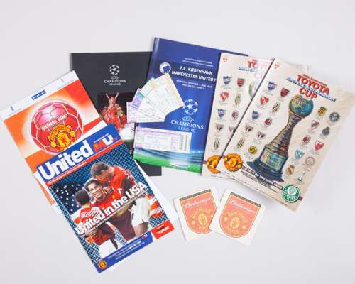 A collection of Manchester United modern match programmes