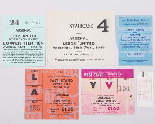 Six Arsenal v. Leeds United tickets
