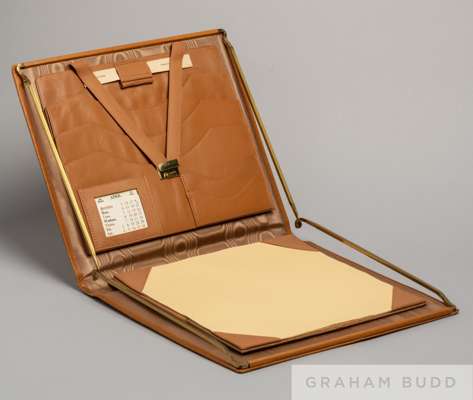 Writing case presented to England captain Bobby Moore by the Anglo American Sporting Club