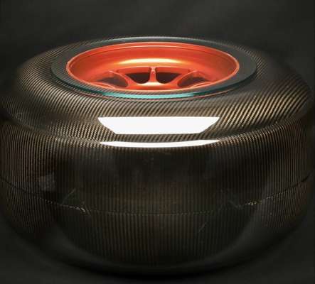 McLaren Carbon Fibre Front Left Wheel & Tyre – (1 of 4 Produced Worldwide)
