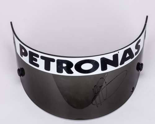 Pedro Diniz Signed Sauber F1 Team Used Visor