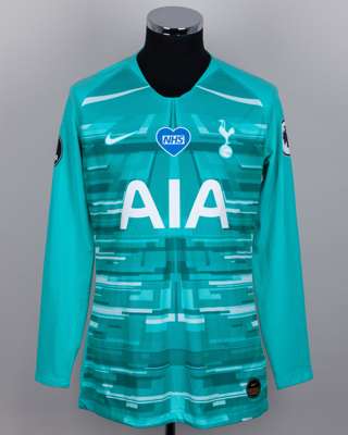 Alfie Whiteman green No.41 Tottenham Hotspur goalkeepers shirt, 2019-20