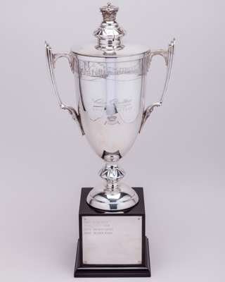 The original silver Victor Chandler British Masters Golf Trophy