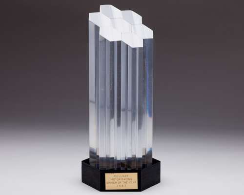 1987 Cellnet Motor Racing Driver of The Year Trophy