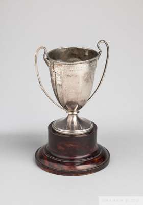 Tom Wilson 1925-26 silver two-handled trophy awarded for most appearances
 inscribed HUDDERSFIELD TOWN A.F.C., Presented By Mr. N Dale, For Most Appea