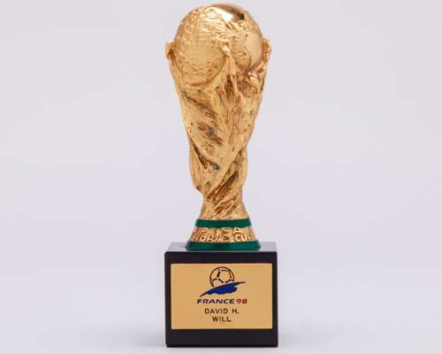 David Will - France 1998 FIFA World Cup miniature replica trophy awarded to David Will