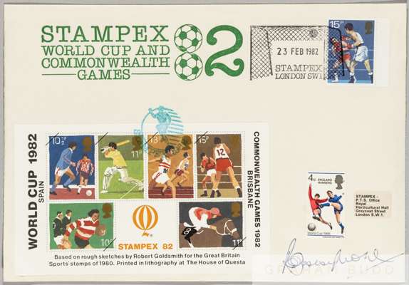 World Cup 1982 Spain FDC for stamp 28th February 1982