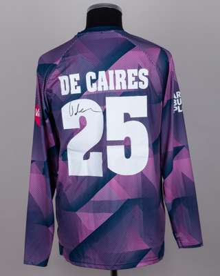 Joshua De Caires Middlesex CCC No.25 match issued shirt v Surrey, T20 Vitality Blast at Lords
