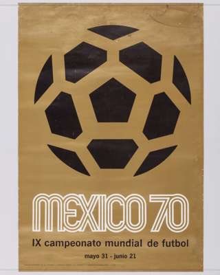 1970 Mexico FIFA World Cup tournament poster