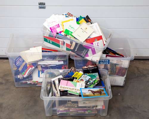 A large collection of racecards dating from the 1980s onwards,
