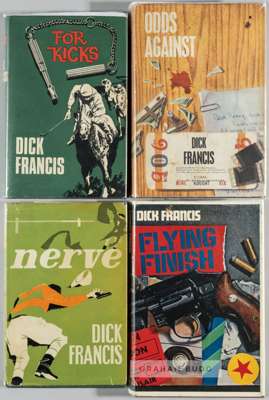 Dick Francis horse racing first edition books collection including signed examples,
 THE SIGNED FIRST EDITIONS INCLUDING THE AUTHOR'S 2nd, 3rd, 4th & 