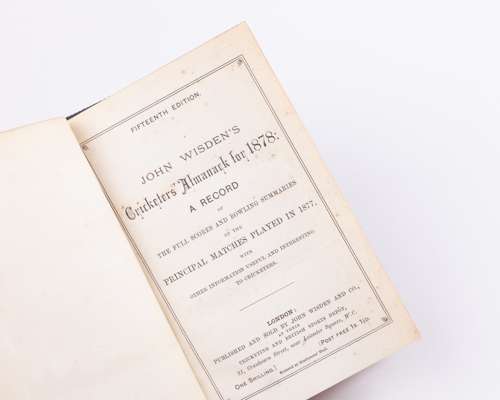 John Wisden's Cricketers' Almanack for 1878