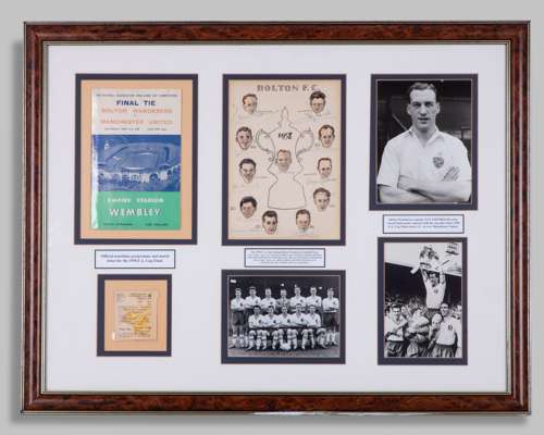 Bolton Wanderers F.C. 1958 F.A.Cup-winners: a display