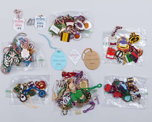 Collection of Cheltenham racecourse members badges,