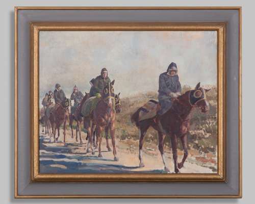 Tom Coates (British, 1941-2023) oil painting “2nd Lot, Midwinter Morning”