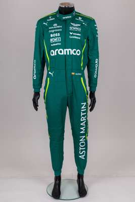 Fernando Alonso 2025 Aston Martin Aramco F1 Team Used Race Suit