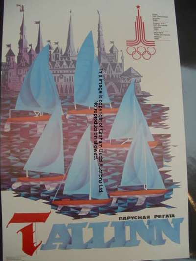 A 1980 Moscow Olympic Games poster