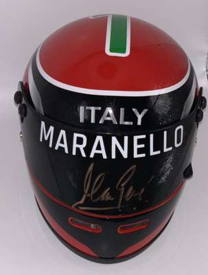Marc Gene (Ferrari) signed Italian F1 ½ Scale Helmet,
 Signed on visor in gold sharpie. Marc Gene was test driver for Ferrari from 2004 -2010. He prev