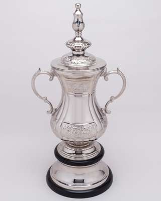 FA Cup unofficial white metal replica trophy