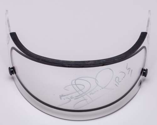 Nigel Mansell Signed Used Visor