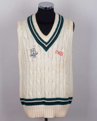 Ian Botham - Worcestershire 1st XI sleeveless sweater worn by Botham