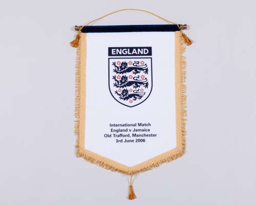 An England v. Jamaica pennant, 3rd June 2006