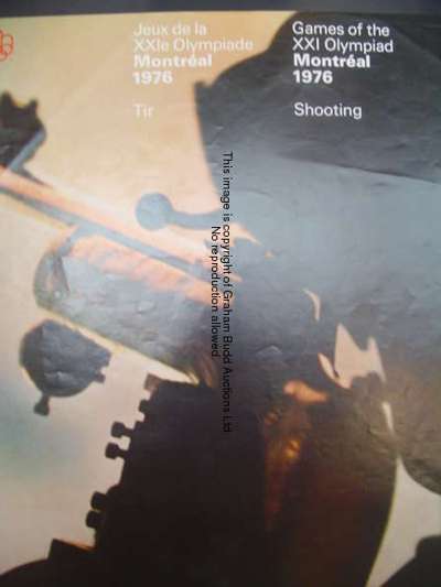 An Olympic sports poster for the 1976 Montreal Olympic Games