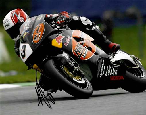 Collection of Isle of Mann TT / Superbike signed 8 by 10in. photographs,
 including John McGuinness MBE, Michael Rutter, Ian Hutchinson. Comes with CO