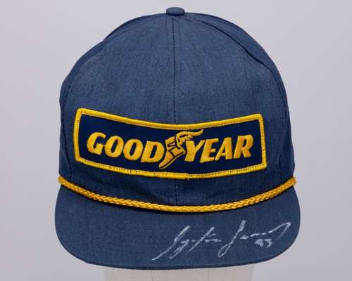 Ayrton Senna 1993 Marlboro McLaren Signed Goodyear 'Podium' Cap