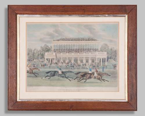 James Pollard (British, 1792-1867) print of the Goodwood Cup