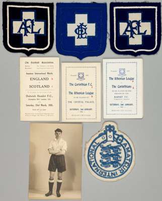 Lester Finch memorabilia,
 Lester Finch played many games for representative teams especially the American League in which Barnet played, it was norma