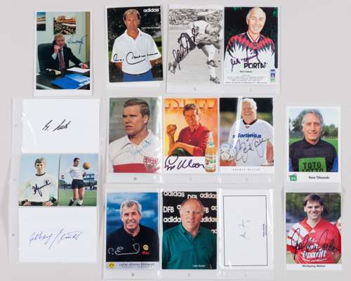 West Germany World Cup 1966 a complete collection of squad autographs including Helmut Schon