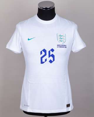 Laura Coombs white No.25 England v. Korea Republic women's short-sleeved shirt, 2023