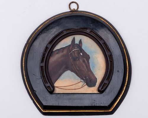 Horse shoe of the great 19th century racehorse and stallion St Simon