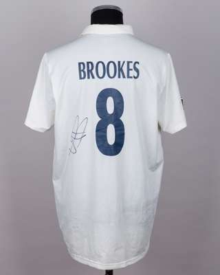 Henry Brookes Middlesex CCC No.8 match issued shirt v. Gloucestershire CCC, Lord's 2025