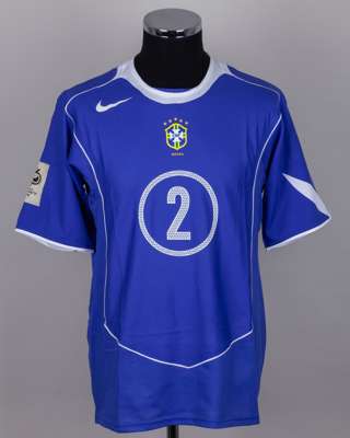 Blue No.2 Brazil short-sleeved shirt, 2004-05